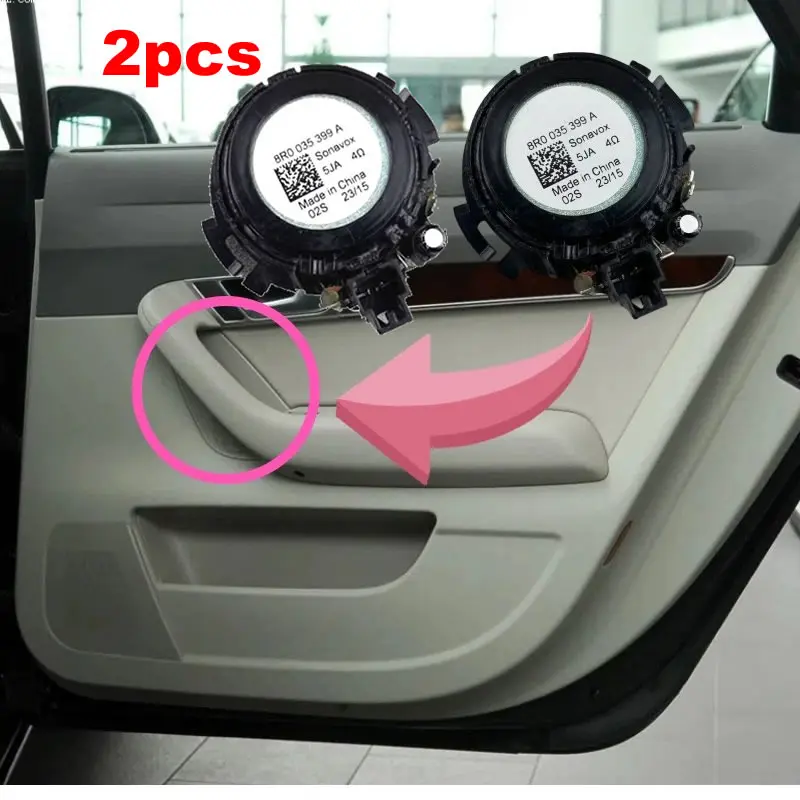 Voor Audi A6 C6 2005-2011 Auto tweeter midrange en woofer luidsprekers met hoge geluidskwaliteit 4F0035399A 4F0035411 4F0035381B 1-4 stuks