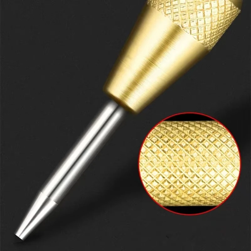 Automatic Center Punch Kerner Woodworking Metal Puncher Steel Hole Self Pin Mark Spring Loaded Dent Marker Hand Tool Carpenter
