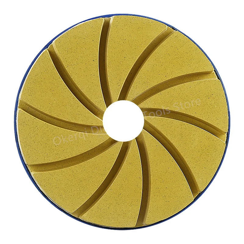 1PC 4\'\'5\'\'6\'\' Inch Snail Lock Diamond Marble Polishing Pads Concrete Floor Edge Grinding Disc Stone Granite Ceramic Buffing Pad