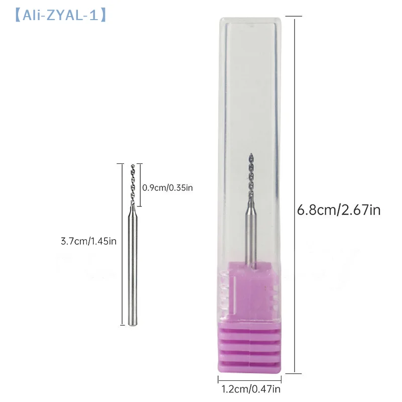 【ZYAL-1】Nail Perforation Grinding Head Tungsten Steel Nail Drill Bits Manicure Tool Nai Polishing Machine Accessories