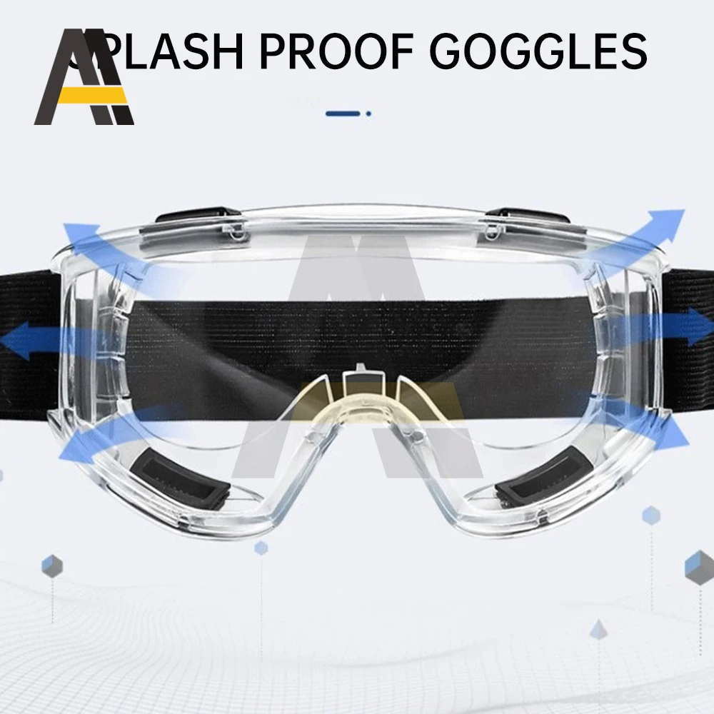 Safety Welding protection Goggle Anti Splash Dust Proof Work Lab Eyewear Eye Protection Industrial Research Safety Glasses Clear