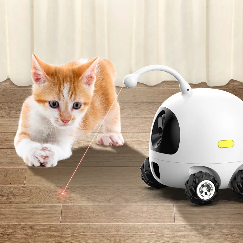 Pet Toys Webcam Full HD 1080P smart pet robott robot pet toys robot with dog treat Cat toy Intelligent companion robot