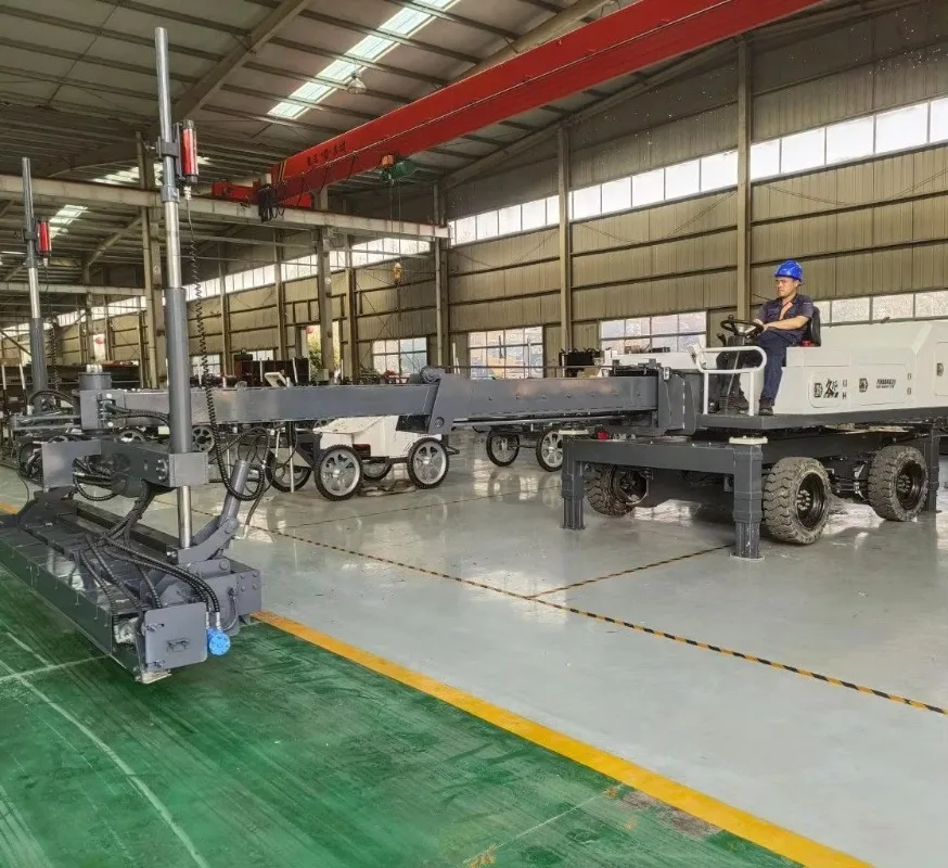 Customized High Tech New Concrete Laser Leveling Machine Hydraulic Motor Drive Four Wheel High for Warehouse/Parking Lot