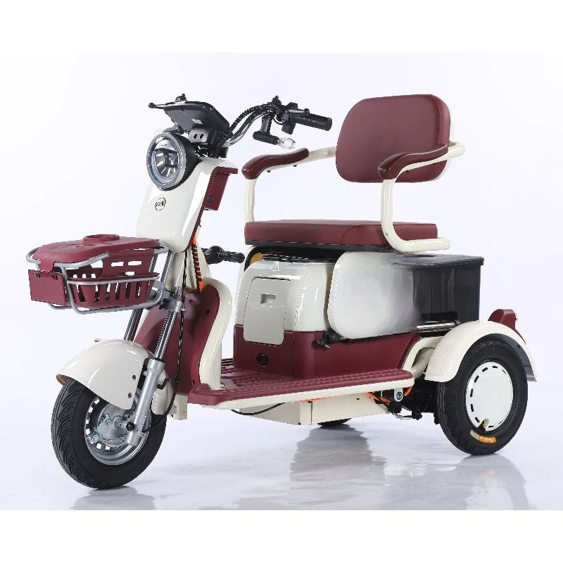 

Adjustable three-seat electric tricycle household small scooter