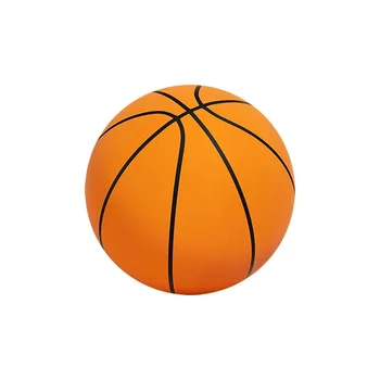 Schaumstoff-Basketball für Kinder, leiser Basketball, springender Stummschalter, leiser Ball, springender, zusammendrückbarer Stummschalter, springender Basketball