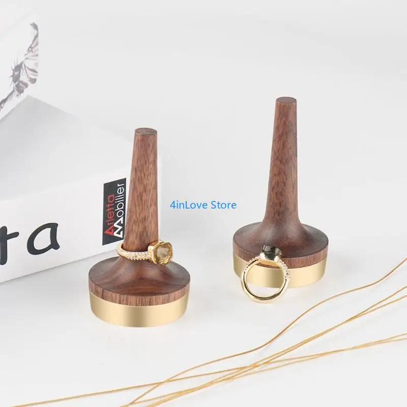 T4MD Ring Stand Jewelry Display Holder Showcase Display Drawer Ring Storage