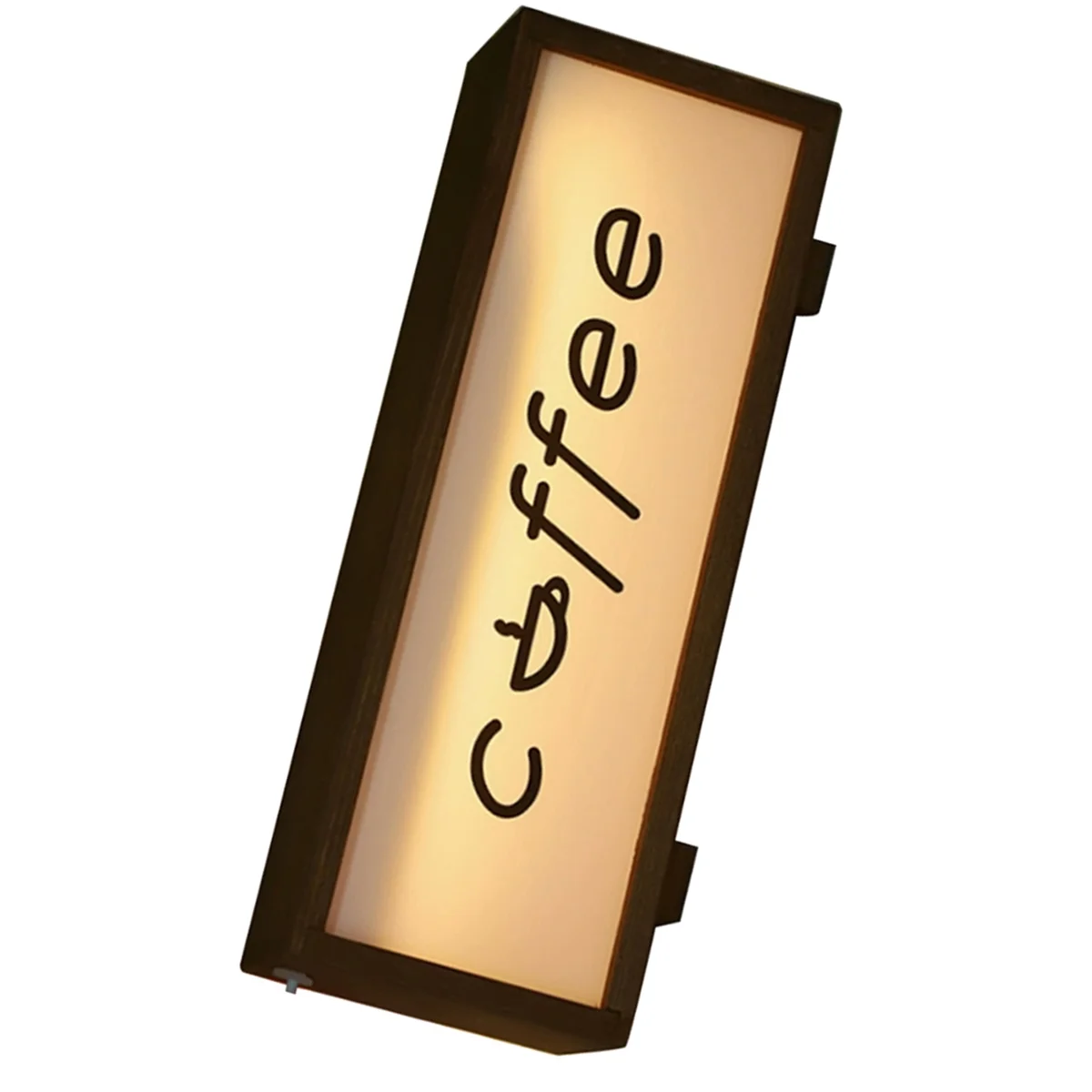 A03R Wooden Acrylic Night Light Photo Frame Bedroom Bedside Lamp Home Desktop Decoration