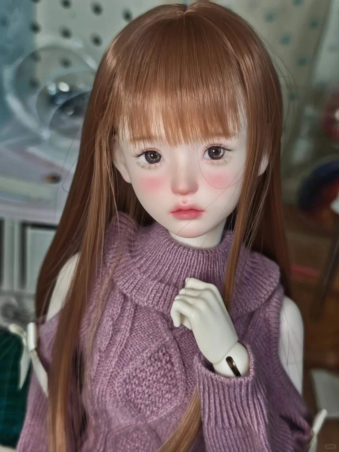 Новая кукла SD BJD 1/4 Weimengmeng Lovely Girl, набор с макияжем, высококачественная подвижная кукла с шарнирами, новые игрушки, бесплатная доставка.