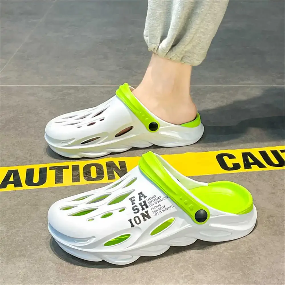 Size 44 Home Men's Rubber Sandals Slippers Summer Walking Shoes Beach Flip Flop For Men Sneakers Sports Trainners Items