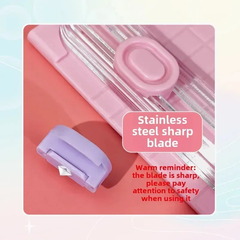 ماكينة تشذيب الورق A3A4 خفيفة الوزن مقاس A3 ماكينة قطع الورق ثنائية الاتجاه مع مسطرة قابلة للسحب للاستخدام في المدرسة والمنزل والمكتب