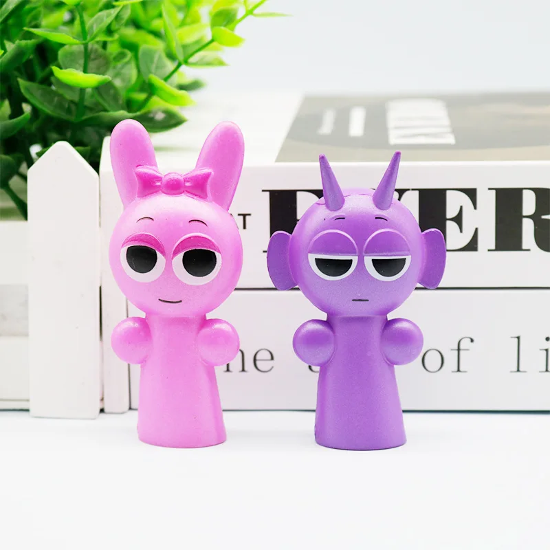 Popular New Game Peripherals Sprunki Plush Rhythm Box Creative Cartoon Figurine Figurines Cute Pencil cap Accessories