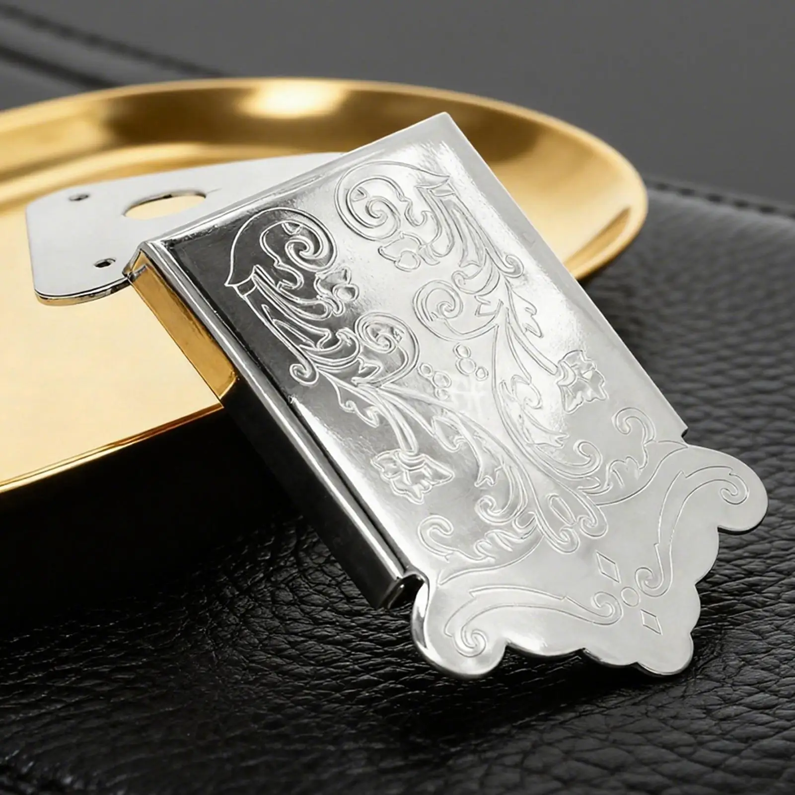 

Replacement Mandolin Tailpiece 8-String Mandolin Tailpiece Parts With Buckle And Screws Musical Instrument Replacement Parts For