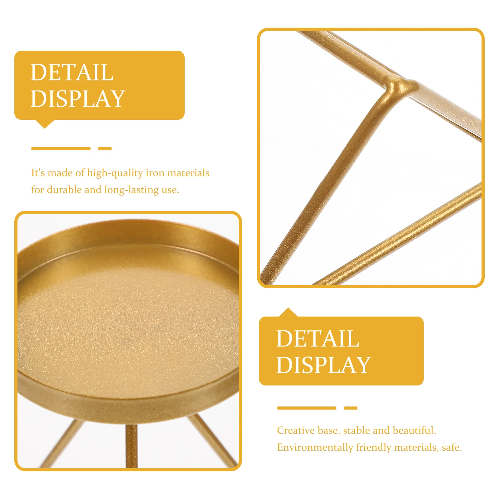 

Iron Holder Geometric Metal Stand For Home Decor Bedroom Living Room Nordic Style Tealight Shelf Desktop Ornament