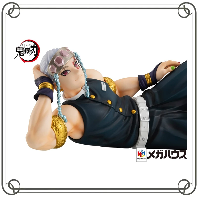 

Uzui Tengen Demon Slayer: Kimetsu No Yaiba MegaHouse Q-version Action Figure Anime Figures Collection Ornament Model Toys