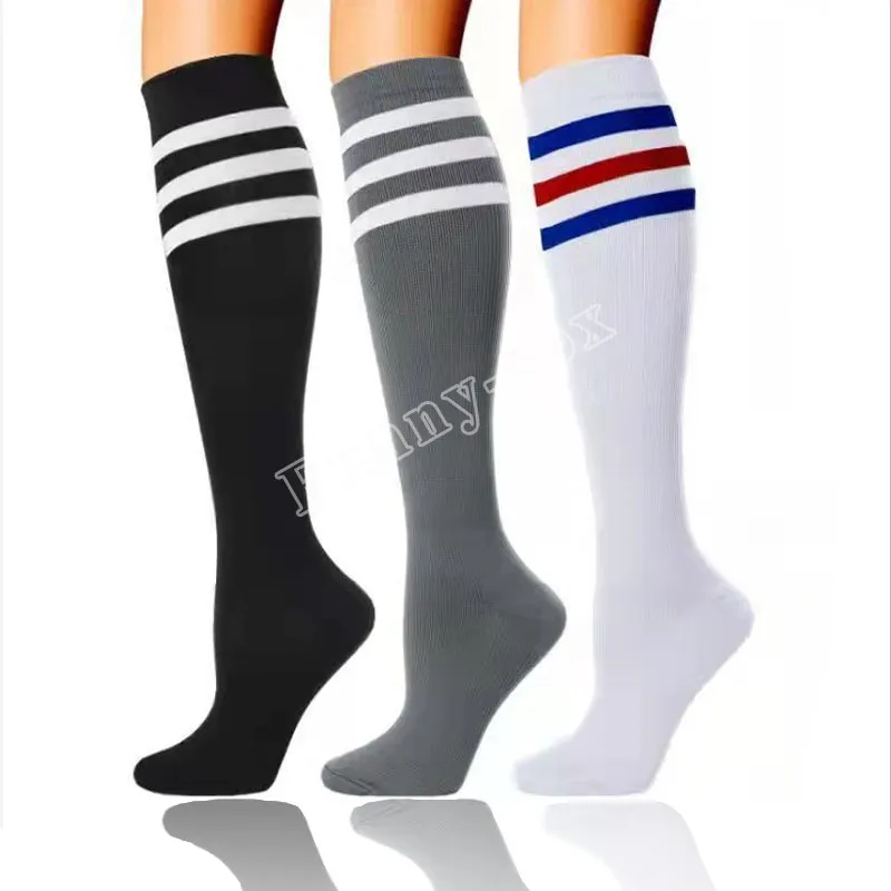 Running New Compression Socks Soccer Stockings 20-30 Mmhg Men Sports Socks For Marathon Cycling Running Football Varicose Veins