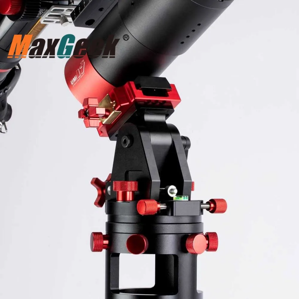 Maxgeek 35KG Load Equatorial Mount Base Vixen Dovetail Slot Astronomical Accessory for UMi17 Lite/Sky-Watcher Equatorial Mount