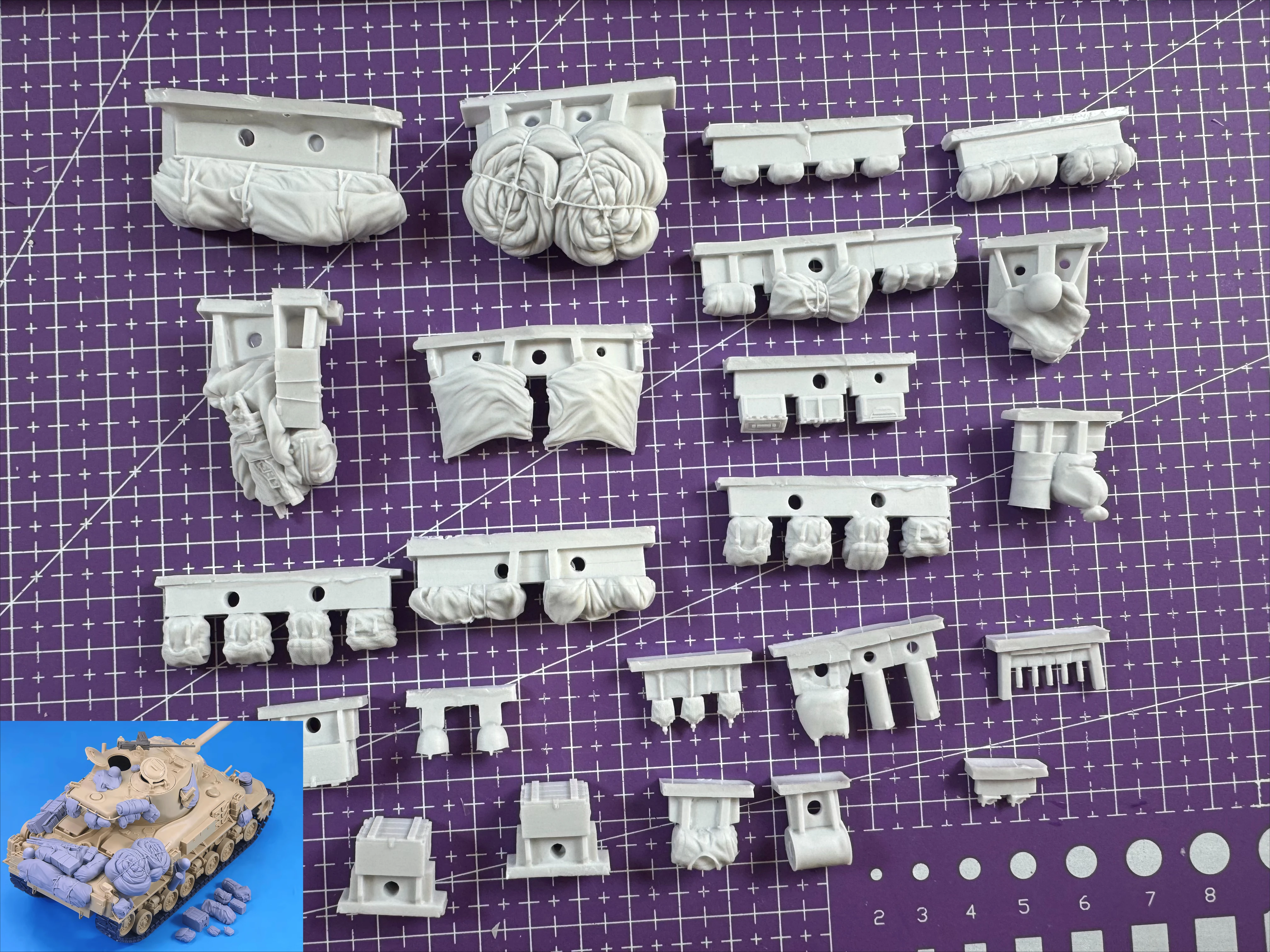 

1:35 Cast Resin Model Assembly Kit, GK, M51 Deposit, Unpainted Need To Be Assembled