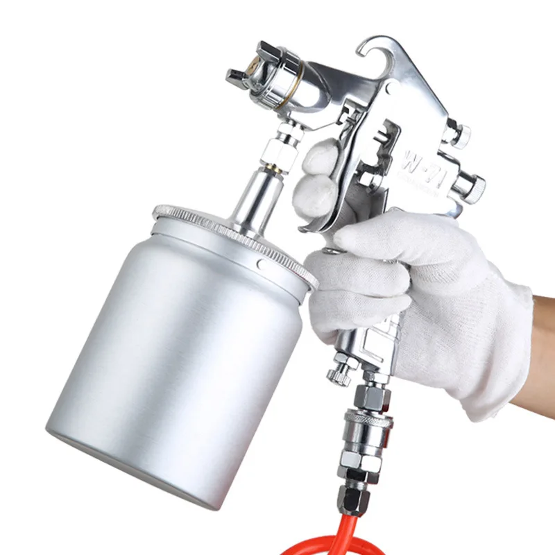 

Pneumatic paint gun upper and lower pots spray high atomization furniture wood car spray