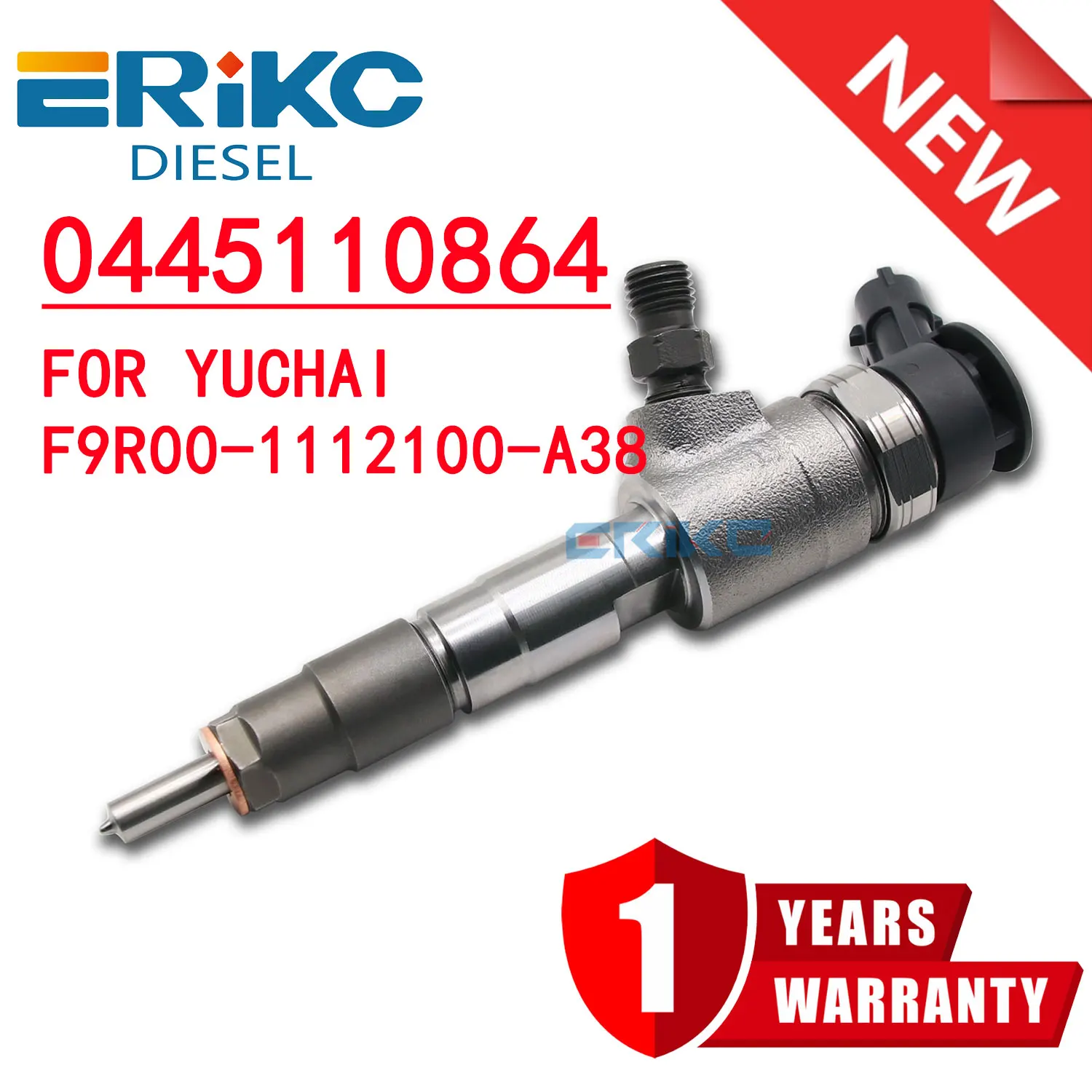 

0445110864 Auto Fuel Pump Injector 0 445 110 864 Diesel Injection 0445 110 864 for YUCHAI F9R00-1112100-A38 F9R001112100A38