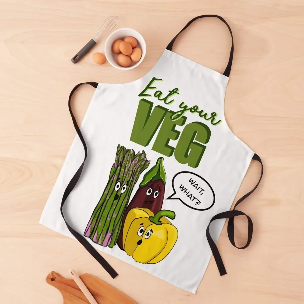 

Eat your Veg Apron for home useful pieces painters Useful Things For Kitchen Household Items Useful Apron