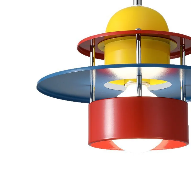 

Color decorative chandelier simple creative restaurant children's room bedroom bedside Nordic entrance