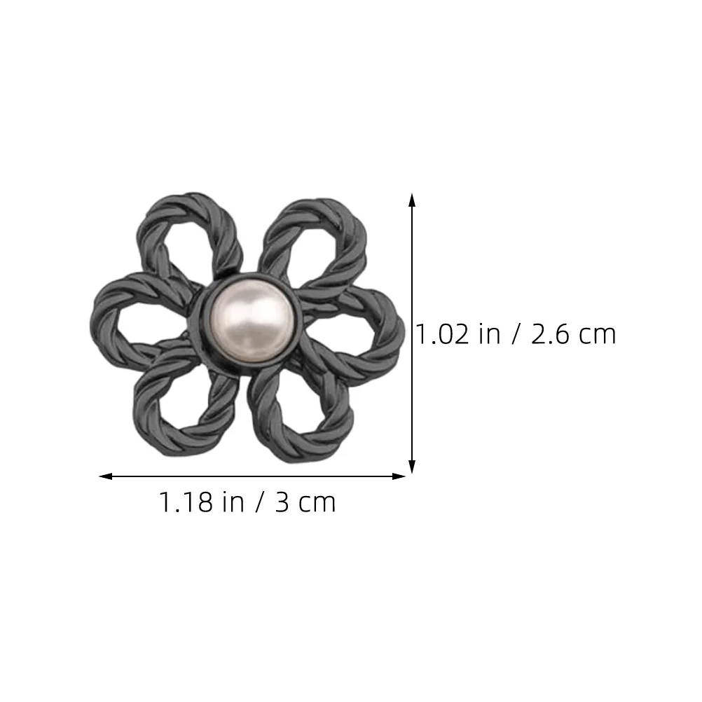 

8Pcs Pant Waist Tightener Exquisite Flower Shaped Clip for Clothes Accessories Formal Casual Occasions Long Lasting