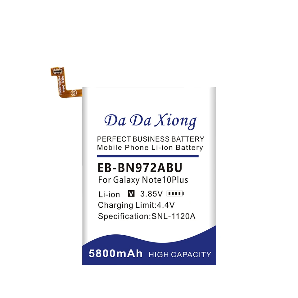DaDaXiong 5800mAh EB-BN972ABU Phone Battery For Samsung GALAXY Note 10+ / Note 10 Plus / SM-N975N SM-N975F SM-N975F/DS SM-N975U
