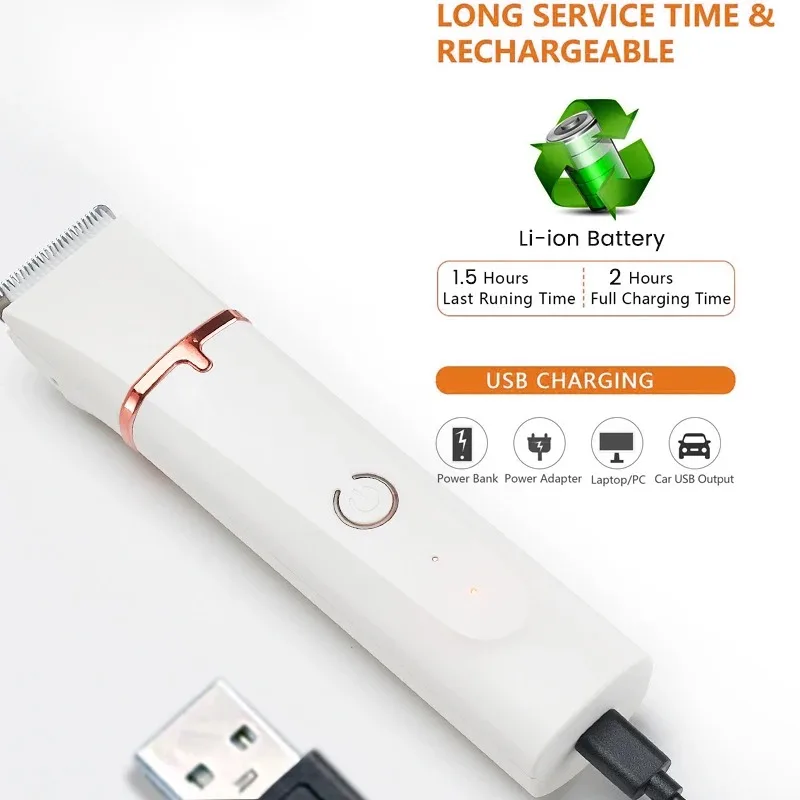 4 في 1 الكهربائية الشعر المتقلب التهيأ كليبرز للحيوانات الأليفة المتقلب طاحونة الأظافر المهنية القاطع آلة أداة القطع للكلاب