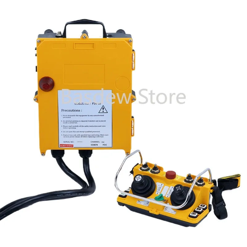 380V F24-60 Wireless Industrial Remote Controller Switches Hoist Radio Control Crane Switch Rocker 5 speed