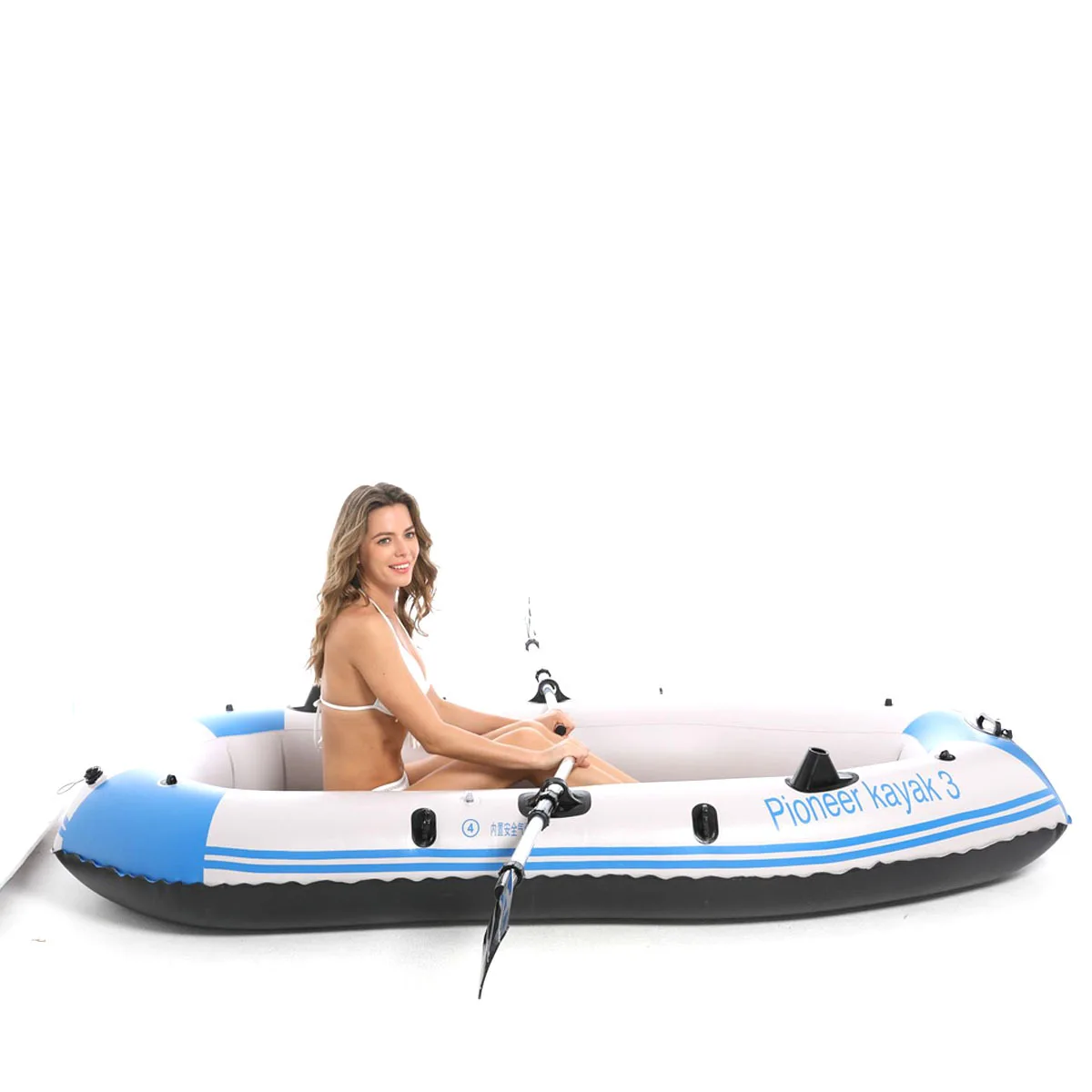 3 أشخاص PVC نفخ سوب كاياك ارتفاع ضغط Itiwit كاياك لقارب الصيد/قارب الكاياك