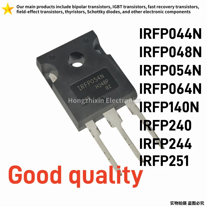 10PCS Good quality IRFP044N IRFP048N IRFP054N IRFP064N IRFP140N IRFP240 IRFP244 IRFP251 TO-247 Field Effect Transistor