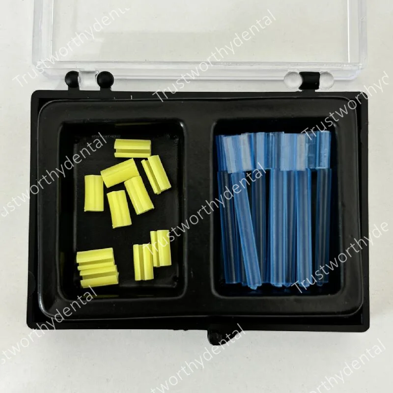 Dental Yellow Clips Overdenture Bar Attachment Retention Female Inserts Micro Hader Rider Short Long Removable