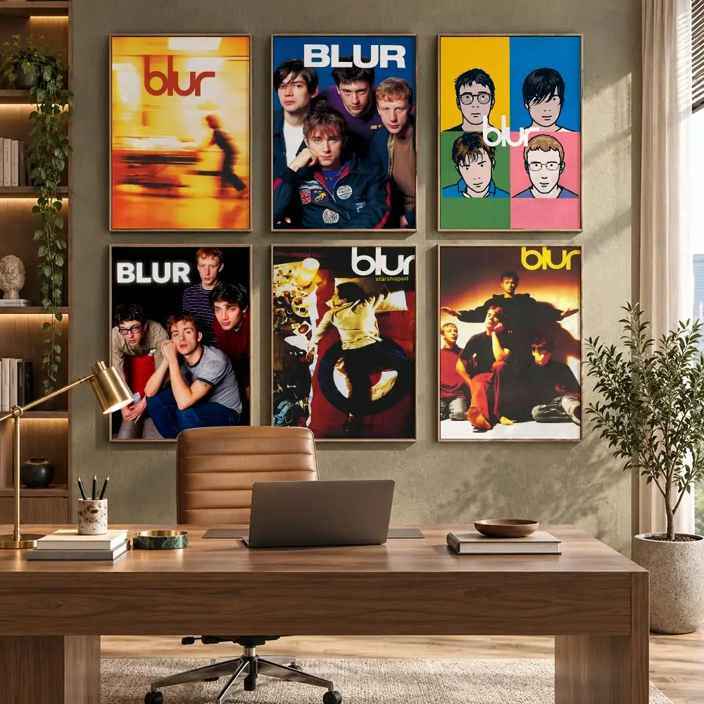 Band B-Blur The Ballad of Darren Poster HD Waterproof Wall Decal for Study, Living Room & Garage, DIY Great Gift for Fans