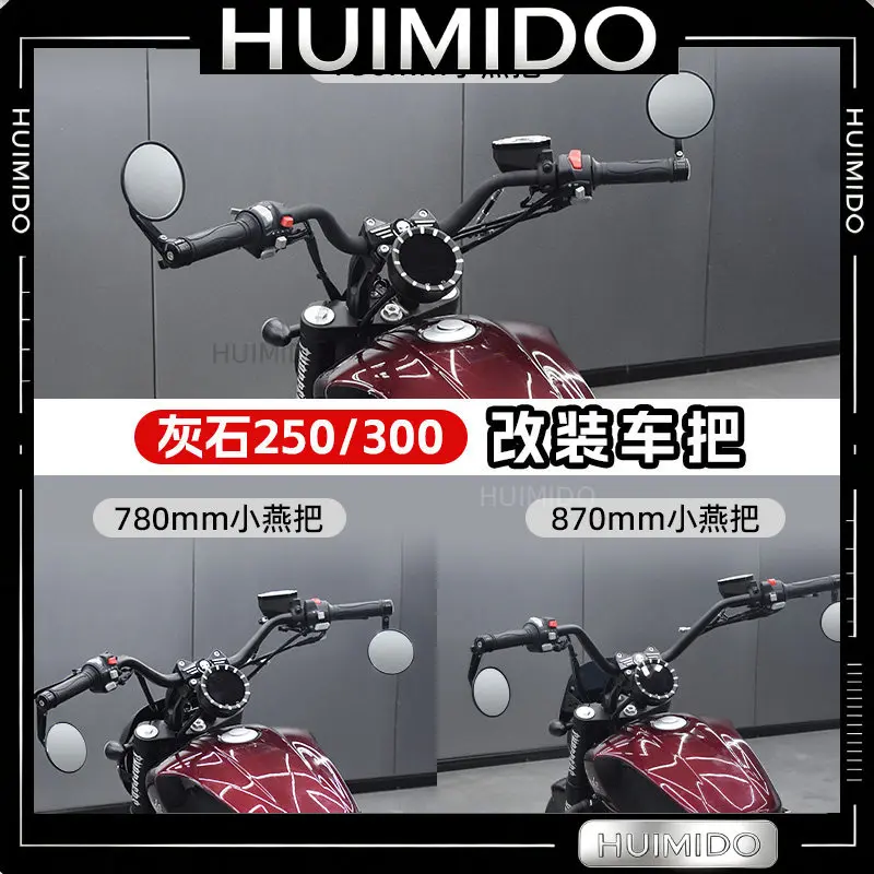 FOR Benda Greystone 250 Modified Handlebar Jinjila 300/350/450 Black