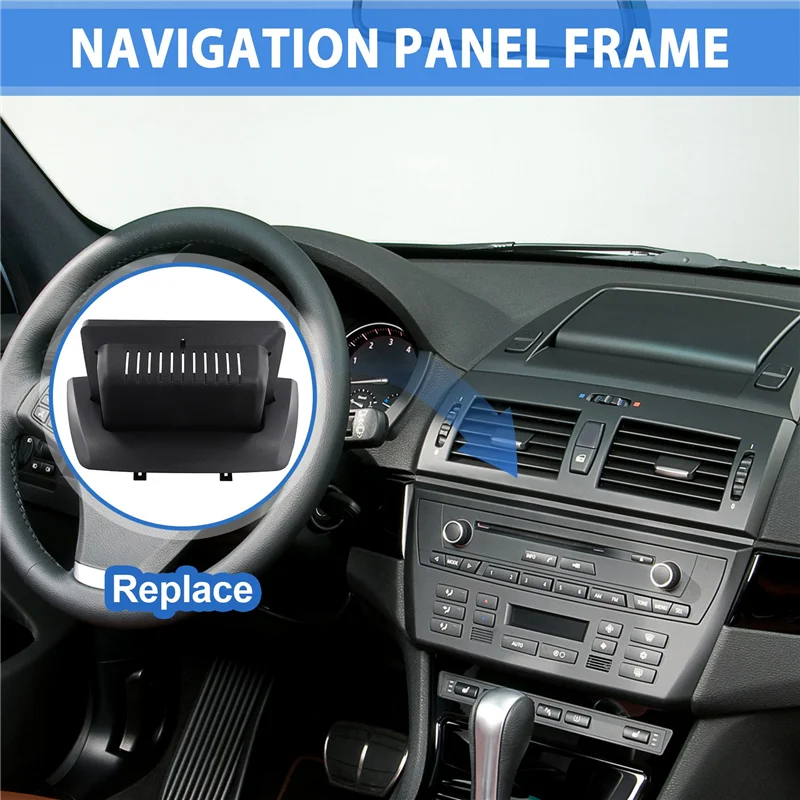 

ABTD-Car Radio Fascia For 2006-2010 BMW X3 E83 (9INCH) Android MP5 Player Install Dash Board Panel Frame 2 Din LHD