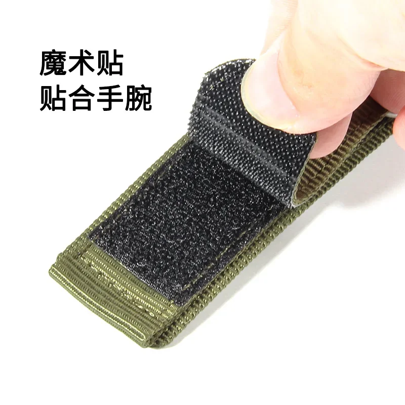 24 mm Adatto per cinturino in nylon Panerai Bell & Ross con gancio e anello BR Cinturino per orologio Rough Outdoor 24 mm