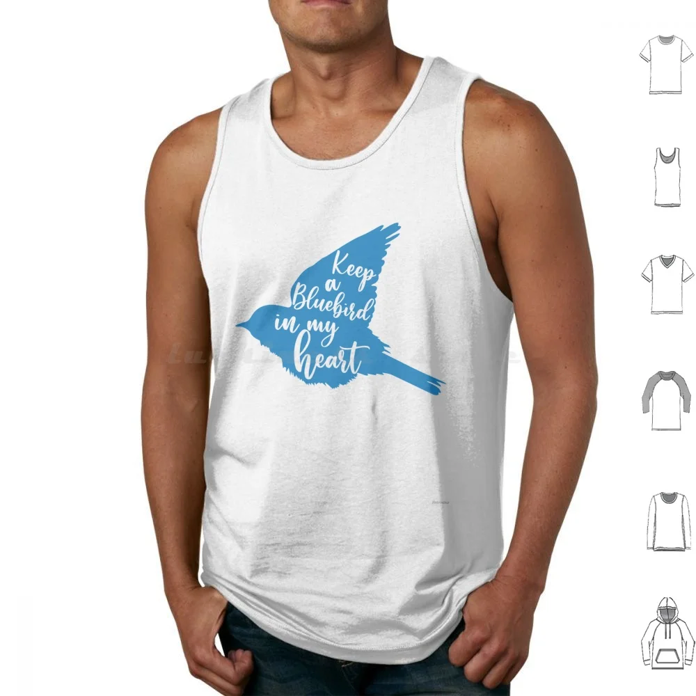 Camisetas sin mangas Keep A Bluebird In My Heart con estampado de letras Bluebird Song Country Miranda Lambert Wildcard Bird Music Birds