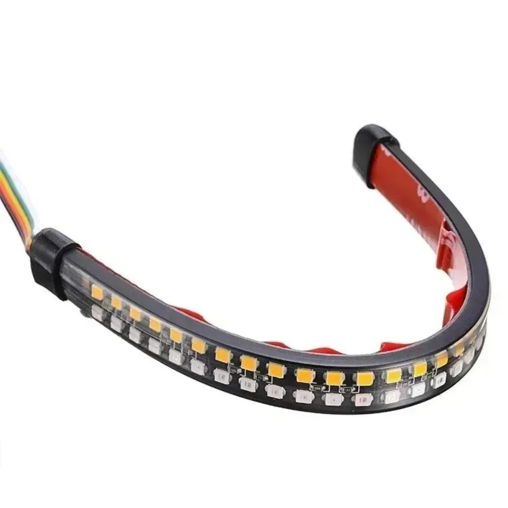 20cm/30cm/40cm for Flexible LED Tail Light Strip Tail Light Stop Lamp Flashing Water Current Motorcycle Indicator Signal Lamp
