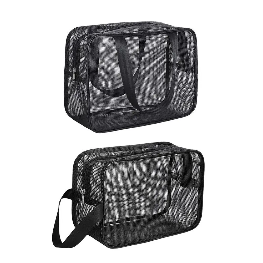 New Bathing Bag Mesh Shower Toiletry Pouch Travel Makeup Storage Holder Portable Bathing Bag Mesh Shower Toiletry Pouch Portable