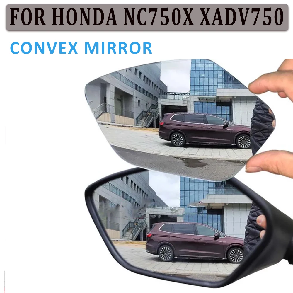 For HONDA NC750X NC750 X NC 750 X NC 750X XADV750 Convex Mirror Increase Rearview Mirrors Side Mirror View Vision Lens Parts