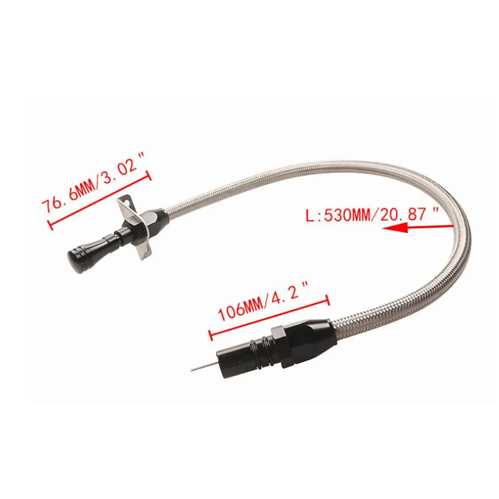Stainless Steel Equipment Dipstick for GM TH350 Turbo 350 Transmission Fluid Oil Check Automotive Accessory view 4