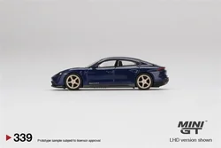 MINI GT 1:64 Turbo S Blue Metallic Diecast Model Car