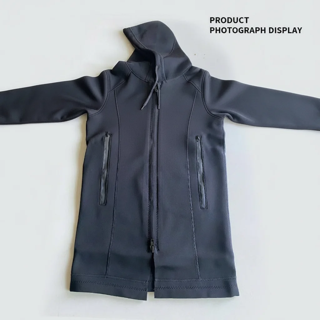 Neoprene diving jacket  wetsuit Coat windbreaker winter Long hooded jacket men\'s waterproof windproof mountaineering