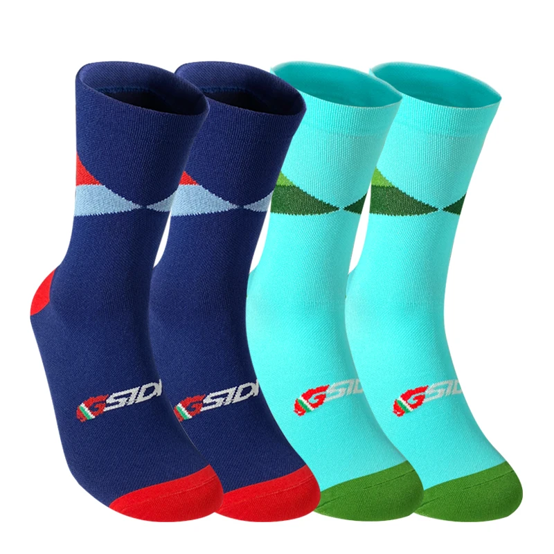4 Paar Team-Radsocken, Professionelle Sportsocken, Hochwertige Laufsocken, Basketballsocken in Vielen Farben – Detail 6