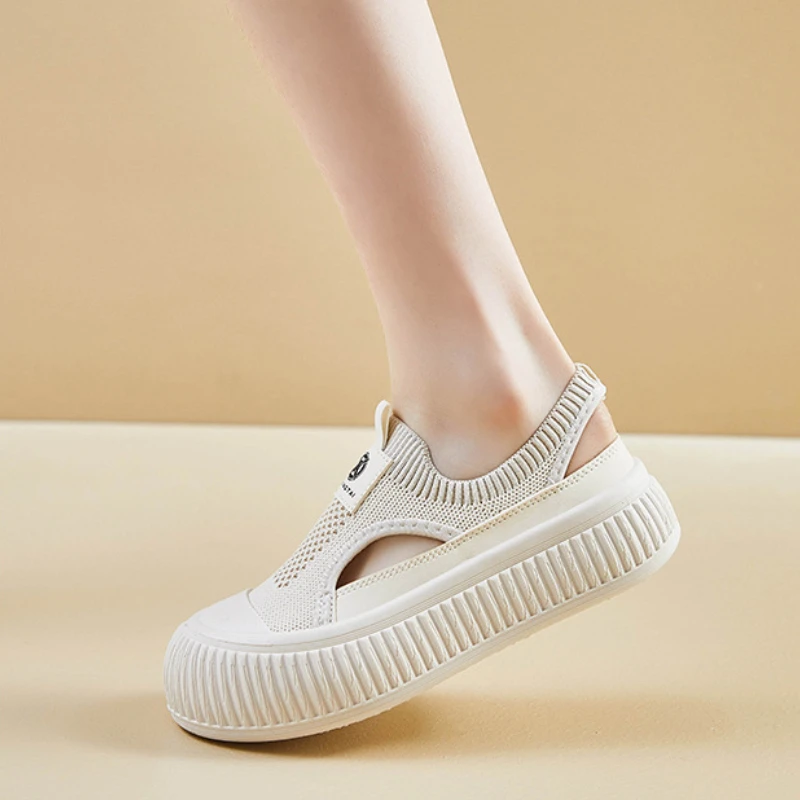 

Summer Vulcanized Shoes for Women Fashion Casual Thick Sole Sneakers Ladies Tennis Sports Running Shoes Footwear Zapatillas