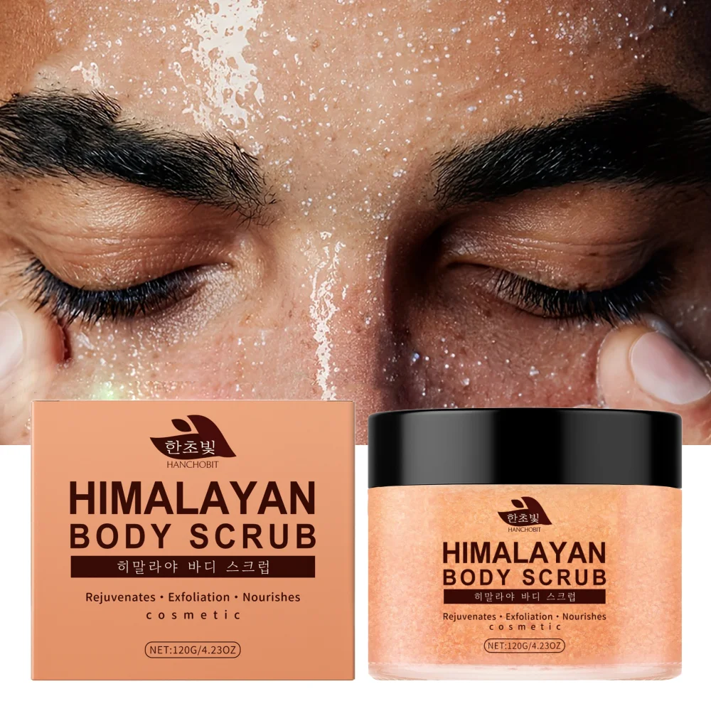 

Exfoliating Himalayan Salt Body Scrub Cleanse Dead Skin Moisturize Body,Soften Skin Form Hydrating Film,Suitable for Sensitive