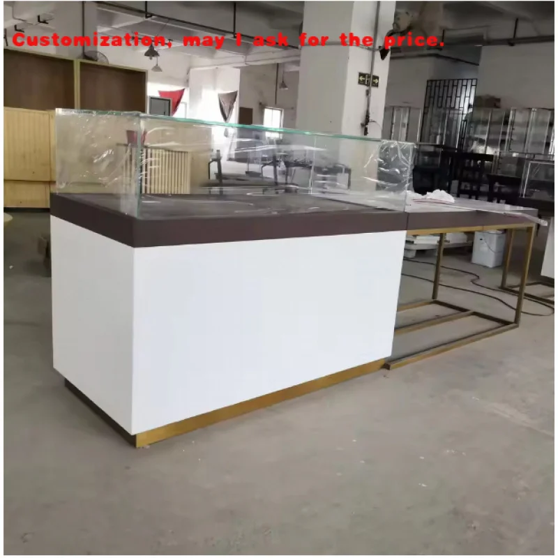 

custom.Funroad Custom Jewelry Shop Design Display Cabinet Luxury Showcase Set