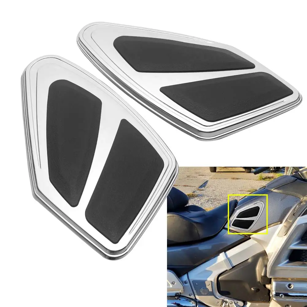 

Motorcycle Tank knee pads Protection Gas Knee Grip Traction Sticker Side Decal For Honda Gold Wing GL1800 2012-17