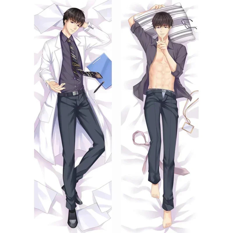 60x180cmAnime Game EVOL×LOVE Love And Producer Li Zeyan Dakimakura Victor ZEN Pillow Case Hug Body Pillowcase Long Cushion Cover