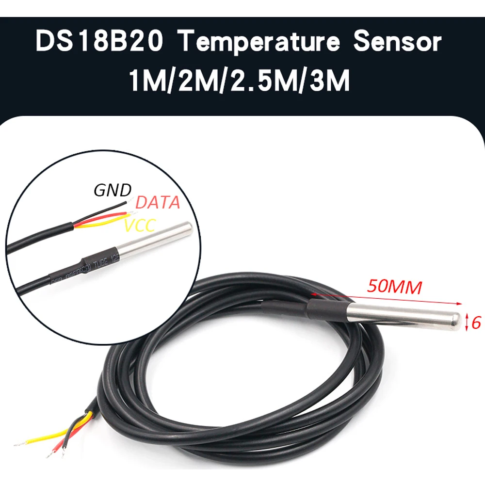 DC 5V 12V DS18B20 RS485 RS232 TTL Com UART Temperature Acquisition Sensor Modbus RTU for Arduino PC PLC MCU Acquisition Module